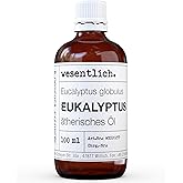 wesentlich. Eukalyptusöl - ätherisches Öl - 100% naturrein (Glasflasche) - u.a. für Duftlampe und Diffuser (100ml)