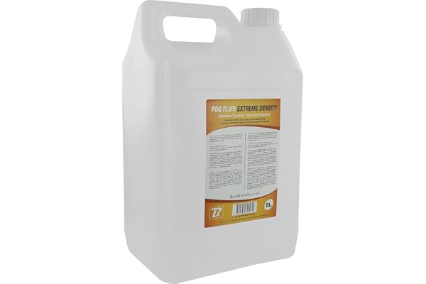 Fog Fluid Extrem Density pour machine à fumée 5L, haute densité, biodégradable, non toxique, BoomToneDj, parfait pour vos évènements professionnels ou personnels.