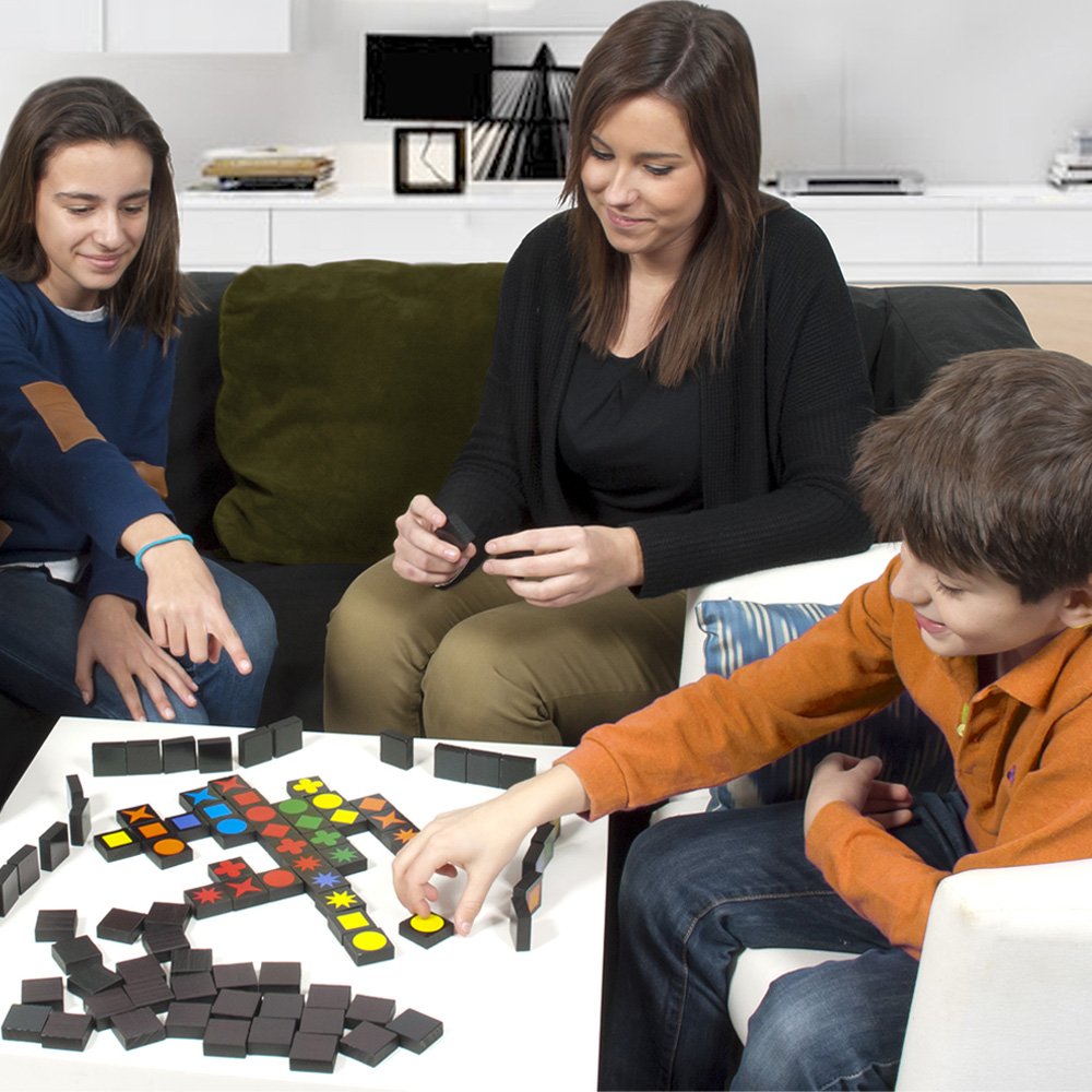 Ludilo - Qwirkle | Juegos De Mesa Niños 6 Años O Más | Juegos Educativos 6 Años O Más | Juego De Mesa De 2 A 4 Jugadores | Regalos para Niños Y Adultos - Imagen 4