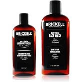 Brickell Men's Products &ndash; Daily Facial Care Essential Routine I - Facial Cleansing Gel and Facial Moisturizing Lotion - Natur