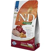 N&amp;D Pumpkin Tahılsız Bıldırcın Etli Balkabaklı ve Narlı Kısırlaştırılmış Kedi Maması - 1.5 kg