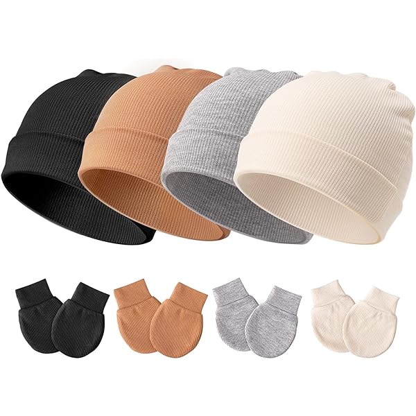 Hvid beanie Fonzie newborn – Powder | Baby mutsje wol – Atelier de Wevershoek