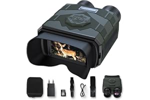 Cozion Vision Nocturne Infrarouge, Rechargeable 3000mAh pour Chasse Camping Exploration