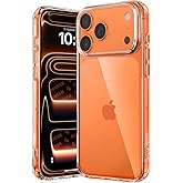 Minesk iPhone 17 Pro Max ile Uyumlu Crystal Clear (Ultra Şeffaf Silikon) Kılıf Arkası Sert Polikarbonat Kenarları Yumuşak TPU