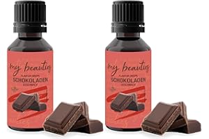 my beauties - Flavour Drops 2x 30 ml - Schokolade - Aroma Tropfen für Lebensmittel - zuckerfrei und kalorienarm
