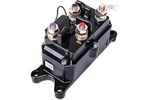 LIEBMAYA 12V 250A Winch Solenoid Relay, Winch Contactor Thumb for 2000lbs-5000lbs ATV UTV 4X4 Truck Boat