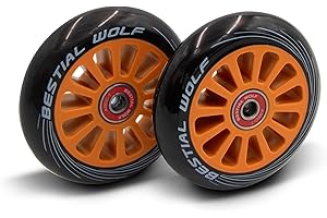 BESTIAL WOLF Pilot XX2 Pack Dos Ruedas Originales Diámetro 100 mm para Scooter Freestyle