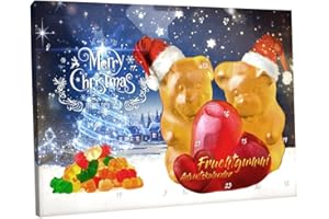 HUBER-KÖLLE "Fruchtgummi"-Adventskalender, 1er Pack (1 x 570 g)