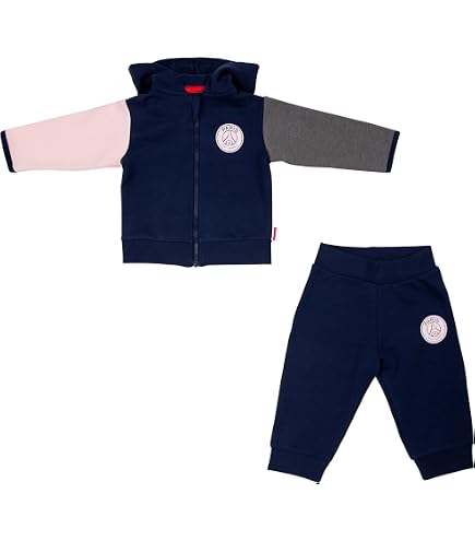 Lot De 2 Bavoirs Paris Saint-Germain PSG - Collection Officielle Bébé - Coton Doux
