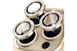 SUOMAN Diruite do iPhone 14 Pro/14 Pro Max Folia Ochronna na Soczewki,Szkło Hartowane+Aluminiowa Osłona Obiektywu Aparatu do iPhone 14 Pro/14 Pro Max Camera Protector