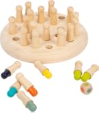 Cayro - Solitario - + 6 Años - con Tablero y Fichas de Madera - Juego