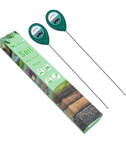 Medidor De Humedad Para Plantas 6 En 1: PH, Luz, Temperatura Y Fertilidad Del Suelo – Pantalla LCD, Sin Pilas AA