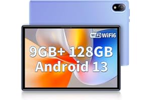 DOOGEE U10 Tablet 9GB RAM+128GB ROM/TF 1TB Tablet 10 Pollici, Android 13 Tablet in Offerta, Bluetooth 5.0 | WiFi-6 | 5060mAh | 1280 * 800 | 5MP+8MP | Widevine L1 | TÜV Luce Blu Bassa