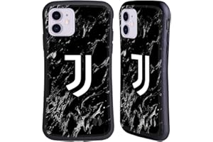 Head Case Designs Licenza Ufficiale Juventus Football Club Nero Marmoreo Custodia Cover Ibrida Compatibile con Apple iPhone 11
