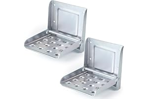 SWAWIS 2 Stück Klapptritt LKW Trittstufe Klappbar Klapptritt Verzinktes Stahlblech Trittstufe für Wohnwagen Wohnmobile Anhänger Steighilfe Aufstiegshilfe