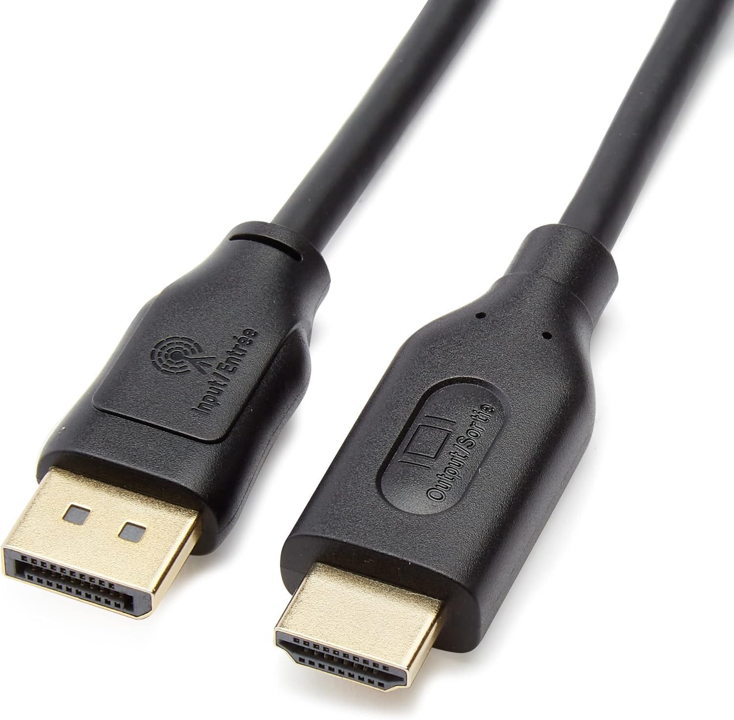 Amazon Basics DisplayPort (Source) to HDMI (Display) Cable, Uni-Directional, 0.9 metre, Black