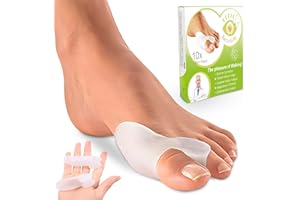 Take Inspire Tutore Alluce Valgo 10 pezzi Correttore Separatore in Morbido Silicone Protezione Dolore Borsite Distanziatore Raddrizza Dita a Martello Piedi Protettore Supporto Uomo Donna