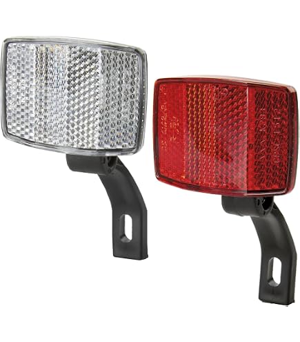 Riflettore Posteriore Sulla Rotella Della Bici Immagine Stock - Immagine di ciclare, posteriore