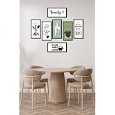 kutuTR Modern Mutfak Temalı Dekoratif Duvar Tablo Seti, 7 Par&ccedil;a, MDF, &Ccedil;er&ccedil;eve G&ouml;r&uuml;n&uuml;ml&uuml;, &Ccedil;ok Renkli
