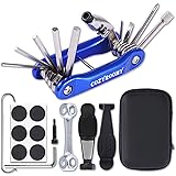 COZYROOMY Kit Attrezzi per Bicicletta,10 in 1 attrezzo Multifunzione (Dotato Strumenti Catena), Chiave Osso Multifunzionale E