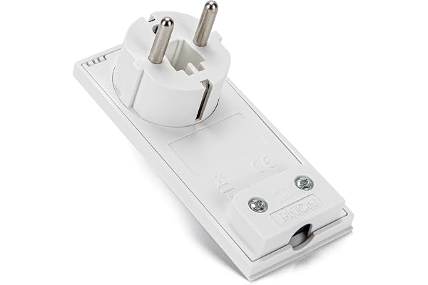 Fanton 80065 ultratunn Schuko-kontakt svängbar 2P+T 16A modellklocka färg