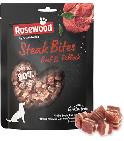 Natures Deli Duck Training Bites Dog Treats - Training aid, Nutritious, Naturally Low Fat, Bite Sized - 100g