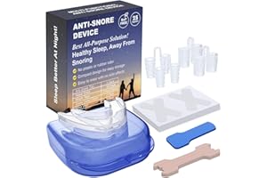 PUO Anti Snoring Devices, 25 Pack Silicone Stop Snoring Solution, Comfortable Stop Snoring Aids for Men and Women