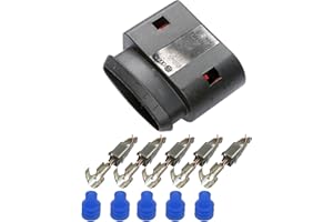 CABLE SOLUTION Reparatursatz 1J0973775A Stecker 5-pol Luftmassenmesser kompatibel zu VW kompatibel zu Mercedes