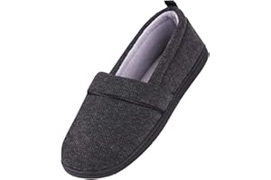 Solshine - Pantofole chiuse in cotone, da donna, modello ballerina, T002