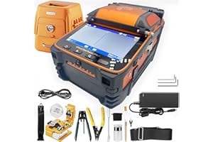 Elfcam® - Ai9 Kit spawarka światłowodowa, typ wyrównania - rdzeń z sercem, 6 silników, oświetlenie i wbudowany fotometr, ekran dotykowy dla FTTH i FTTx