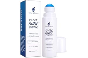 TEREZ & HONOR Razor Bump and Ingrown Hairs Serum - After Shave Solution Roll-On for Ingrown Hairs, Razor Burns and Razor Bumps for Men and Women