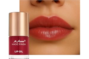 ‎M. ASAM M. Asam MAGIC FINISH Lip Oil Cherry Juice (6ml) – Lippenöl Für Gepflegte, Glänzende Lippen, Spendet Feuchtigkeit & Volumen, Leichte Textur Mit Glanz-Finish & Hyaluron, Vegane Lippenpflege