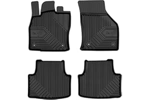 ‎MOTOS MOTOS Gumowe dywaniki samochodowe pasują do Skoda Octavia III 2012-2020 Popraw swój komfort podróży z dywanikiami antypoślizgowymi No.77- Dywaniki samochodowe na każdą pogodę, ochrona przed zabrudzeni