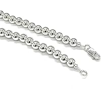 12 Inch Sterling Silver Bead Chain - 1.5mm Ball Link Footage For Jewelry Making