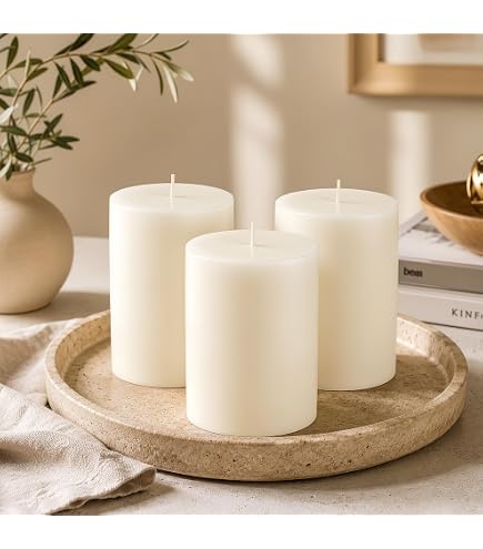 Richard Wenzel PURE Safe Candle 130x70mm weiß Stumpenkerze/ Kerze 1er Pack (1 x 1 Stk.)