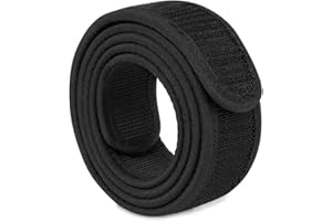 KRYDEX Innengürtel Taktischer Gürtel Zubehör für Einsatzgürtel 1,5 "Hakenfutter Gürtel Schwarz (L)