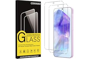 Coiwxmoi Szkło hartowane do Samsung Galaxy A55 5G/Samsung Galaxy A35 5G 2 sztuki Twardość 9H Anti-scratch Anti-Fingerprint Ultra HD przezroczysta bez pęcherzyków szkło ochronne na ekran
