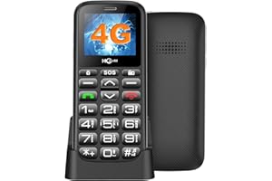 HCMOBI 4G Senior Mobile Phone,Big Button Mobile Phone for Elderly With Assistance Button,Charging Cradle,SOS Button,1000mAh battery,Unlocked basic mobile phone.
