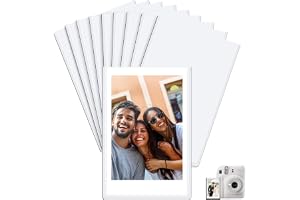 Ainiv Set med 10 magnetiska fotoramar för Instax Mini-film, 9,3 x 6,3 cm, för kylskåp, personlig kylskåpsmagnet för foton, vy
