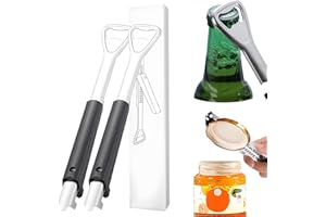 FainFun Apri Barattoli, 2 PCS Apri Tappi Barattoli Manuale, Apri Barattoli di Vetro