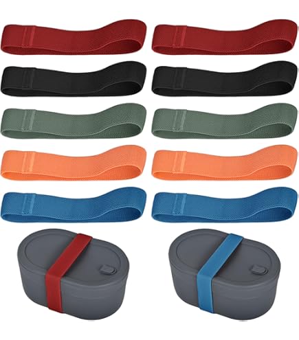 QUARKZMAN 4 stuks riemen voor Bento Box strap, elastische riemen