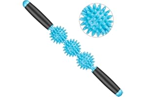 TRILINK Muscle Roller Stick, Roller de massage sportif pour les muscles endoloris, relâchement des crampes, étanchéité du dos, myofascial, douleur aux points de déclenchement, jambes acide lactique, noeuds