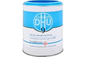 ‎DHU DHU Schüßler-Salz Nr. 9 Natrium phosphoricum D6, Das Mineralsalz des Stoffwechsels – das Original, 1000 St. Tabletten