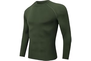 Djtnzdm Maglia Termiche da Uomo Invernale Sportivo Maglietta Intima Termica Biancheria Intima Termica in Pile Compressione Funzionale Ciclismo Fitness Sci Termica Maniche Lunghe