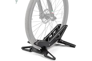 KONG MING CAR Supporto Bici Universale da Terra - Compatibile con Pneumatici 30-80 mm, ABS con Piedini in Gomma (Portata 20 kg)