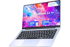 KUMNOSAL Laptop Computer 8GB RAM 512GB SSD, Laptop Celeron J4125 Processor, Notebook 14.1 inch IPS FHD Screen, Win11 Pro, Convertible 180° Laptop, Bluetooth 5.0, USB3.0, Mini HDMI