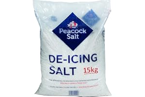 ACORNSOLUTION Peacockk Salt 15KG Bag White De-Icing Rock Salt
