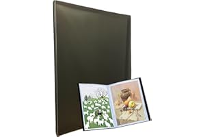 LANKYBOX Diamond Painting Pictures Album, Diamond Painting Folder, Display Book in A2 for Storage, Diamond Painting Pictures, 30 Clear Pockets for Diamond Painting 60 x 42 cm or Smaller