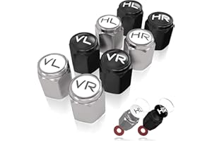 ‎JK TRADE JK Trade® NEU 8X ABS-Kunststoff Ventilkappen Auto zur Reifenmarkierung mit integrierter Dichtung für eingelagerte Winter- & Sommerreifen, Universal, KFZ-Zubehör (Mixed V1)