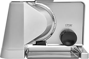 ‎RITTER ritter solida 4 Elektrischer Allesschneider & Brotschneidemaschine aus Vollmetall, Made in Germany